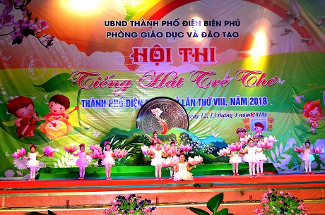 TRƯỜNG MẦM NON NAM THANH THAM GIA THÀNH CÔNG HỘI THI TIẾNG HÁT TRẺ THƠ CẤP THÀNH PHỐ LẦN THỨ VIII NĂM 2018