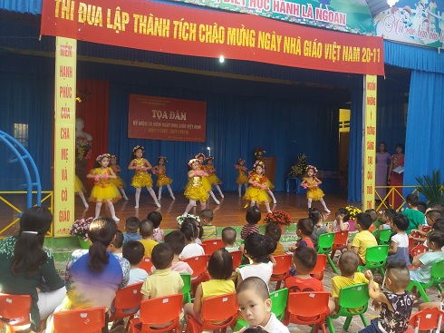 TRƯỜNG MẦM NON NAM THANH TƯƠNG BỪNG TỔ CHỨC NGÀY NHÀ GIÁO VIỆT NAM 20-11