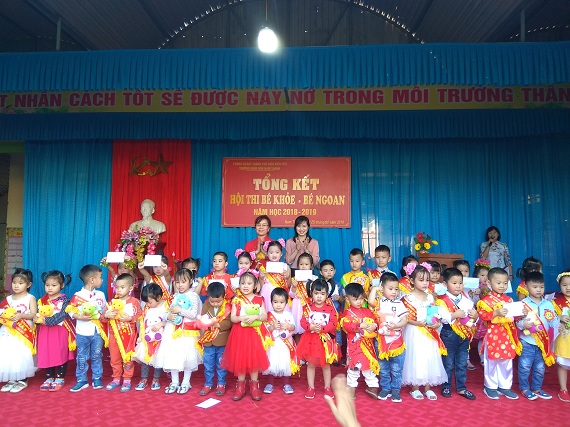 MỪNG XUÂN KỶ HỢI  TRƯỜNG MẦM NON NAM THANH TỔ CHỨC HỘI THI BÉ KHỎE BÉ NGOAN NĂM HỌC 2018-2019