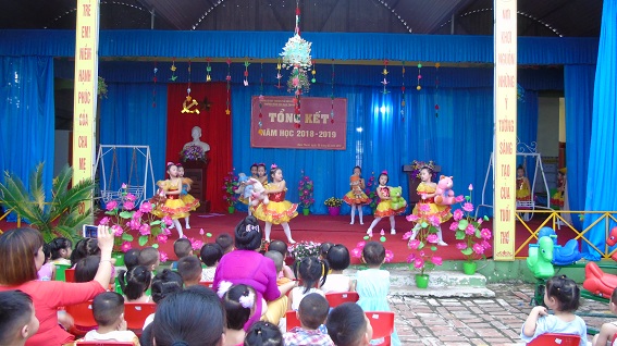 TRƯỜNG MẦM NON NAM THANH TỔ CHỨC THÀNH CÔNG  BUỔI TỔNG KẾT NĂM HỌC 2018-2019