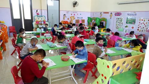 Giải pháp chỉ đạo " Giáo dục kỹ năng sồng cho trẻ mầm non Nam Thanh