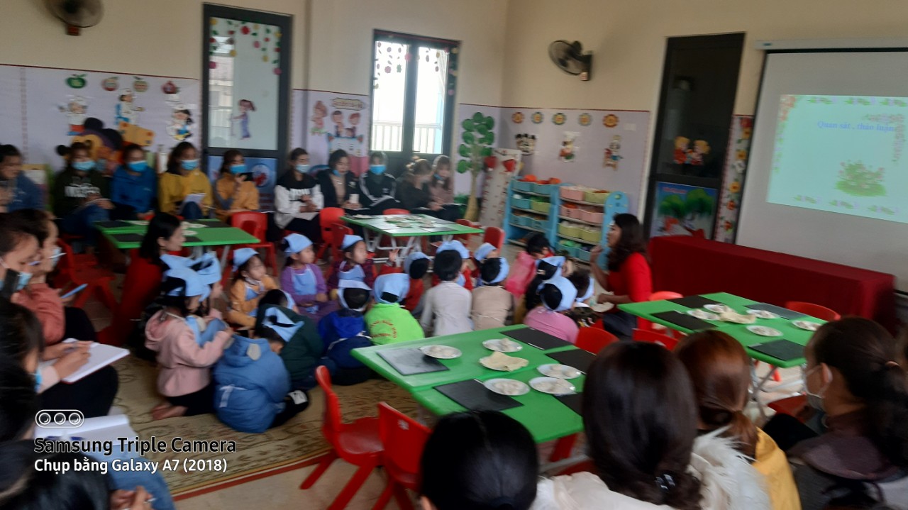 Chi bộ trường mầm non Nam Thanh học và làm theo tư tưởng, đạo đức, phong cách Hồ Chí Minh