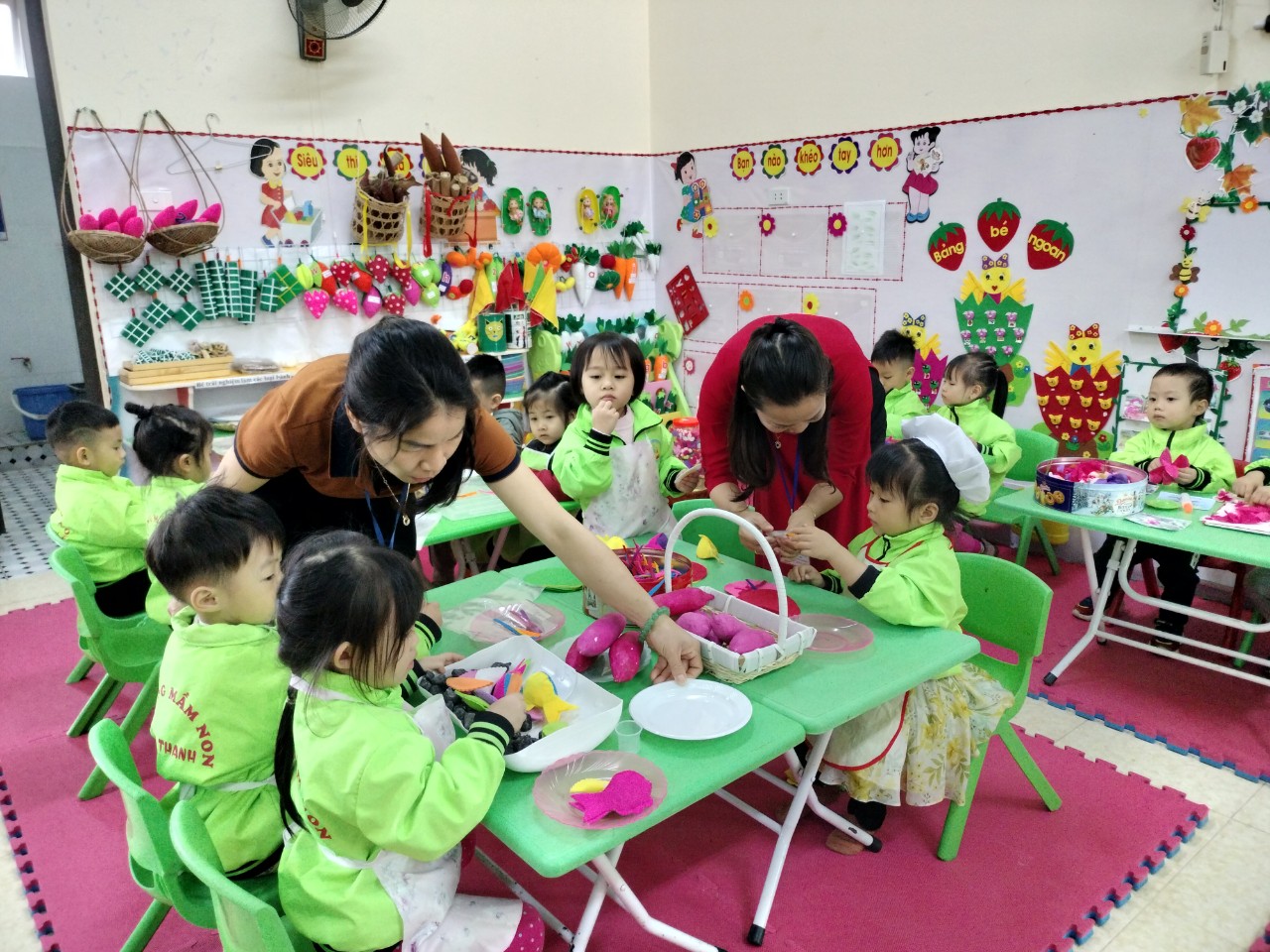 TRƯỜNG MẦM NON NAM THANH VỚI PHONG TRÀO THI ĐUA” HỌC TẬP VÀ LÀM THEO TƯ TƯƠNG, ĐẠO ĐỨC VÀ PHONG  CÁCH HỒ CHÍ MINH” TRONG THỜI KỲ MỚI