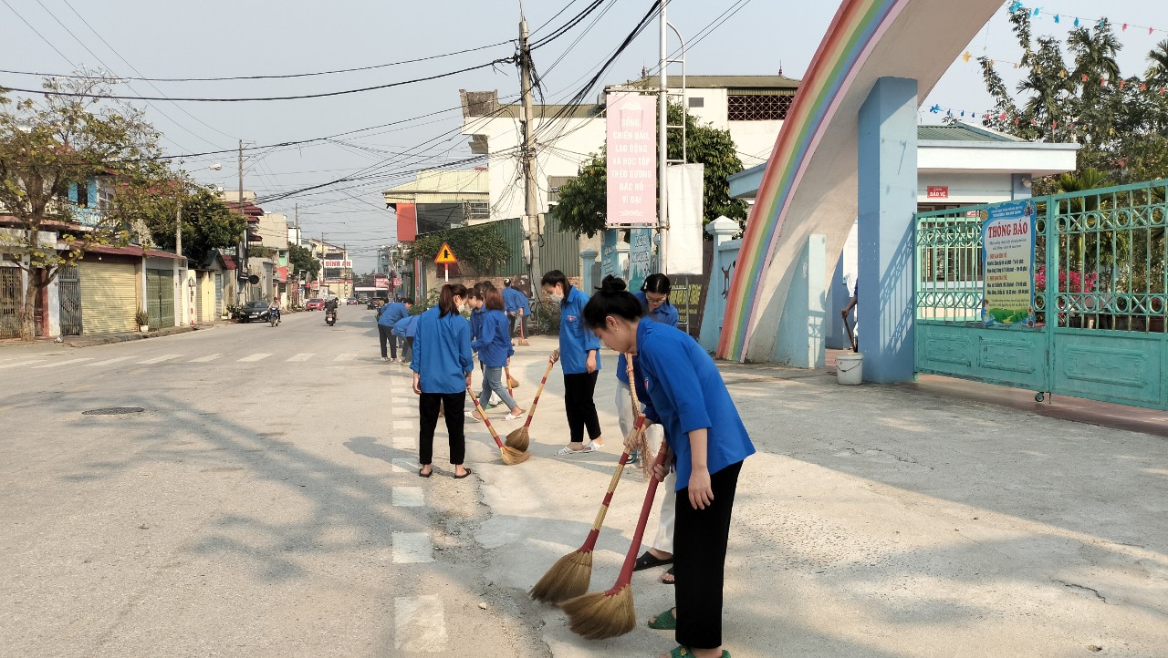 CHI ĐOÀN TRƯỜNG MẦM NON NAM THANH KẾT HỢP VỚI CHI ĐOÀN LỚP MB TRƯỜNG CAO ĐẲNG SƯ PHẠM THAM GIA CÁC HOẠT ĐỘNG CHÒA MỪNG NGÀY THÀNH LẬP ĐOÀN (26/3/1931 -26/3/2023).