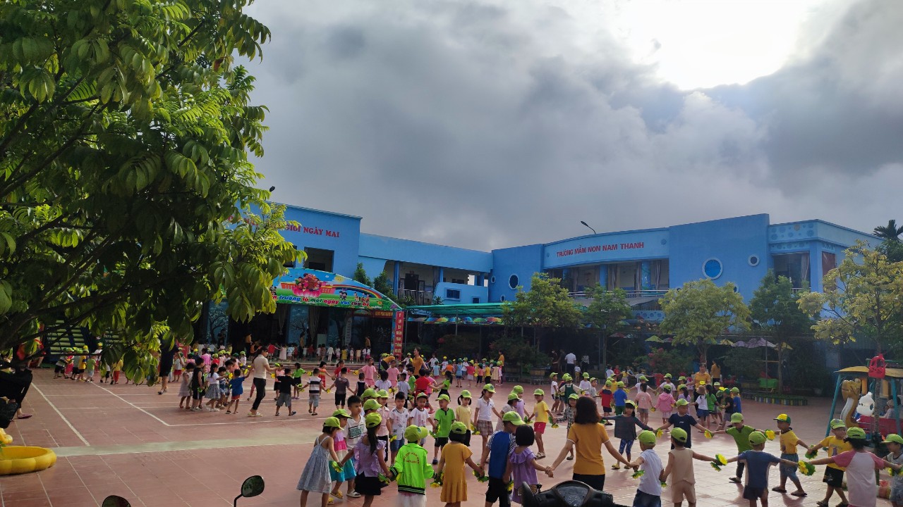 TRƯỜNG MẦM NON NAM THANH ỔN ĐỊNH NỀ NẾP, DẠY VÀ HỌC NGAY TỪ TUẦN ĐẦU NĂM HỌC MỚI 2023-2024