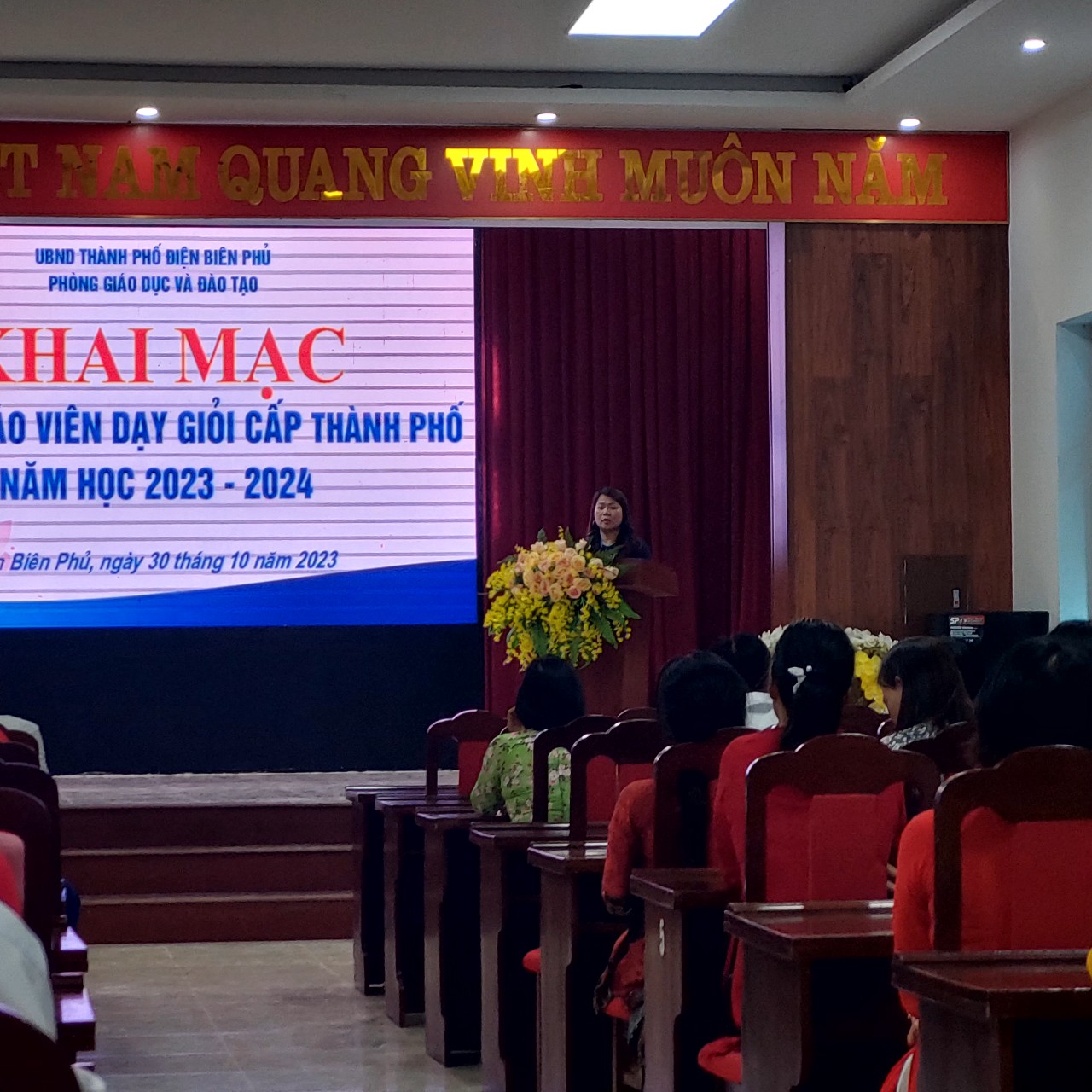 TRƯỜNG MẦM NON NAM THANH THAM DỰ HỘI THI GIÁO VIÊN DẠY GIỎI CẤP THÀNH PHỐ NĂM HỌC 2023-2024