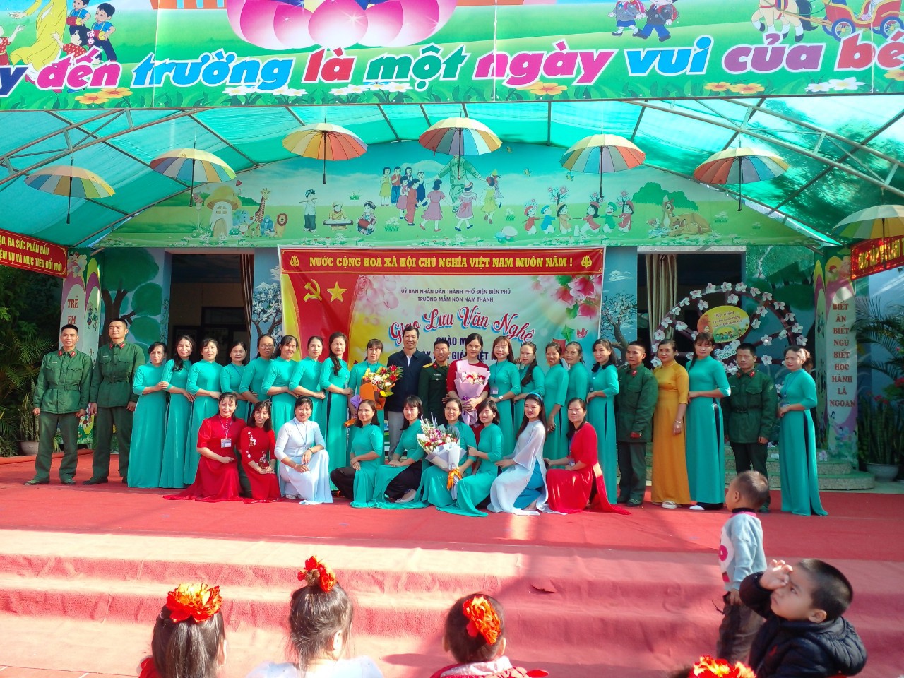 TRƯỜNG MẦM NON NAM THANH TỔ CHỨC GIAO LƯU VĂN NGHỆCHÀO MỪNG KỶ NIỆM 41 NĂM NGÀY NHÀ GIÁO VIỆT NAM       ( 20/11/1982- 20/11/2023 )