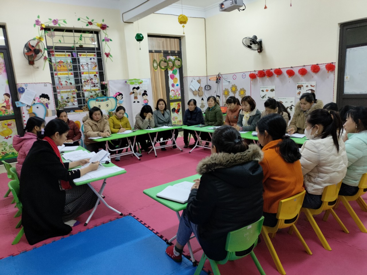 TRƯỜNG MẦM NON NAM THANH NÂNG CAO CHẤT LƯỢNG CHỈ ĐẠO THỰC TẬP NĂM THỨ 3 CHO SINH VIÊN TRƯỜNG CAO ĐẲNG SƯ PHẠM ĐIỆN BIÊN