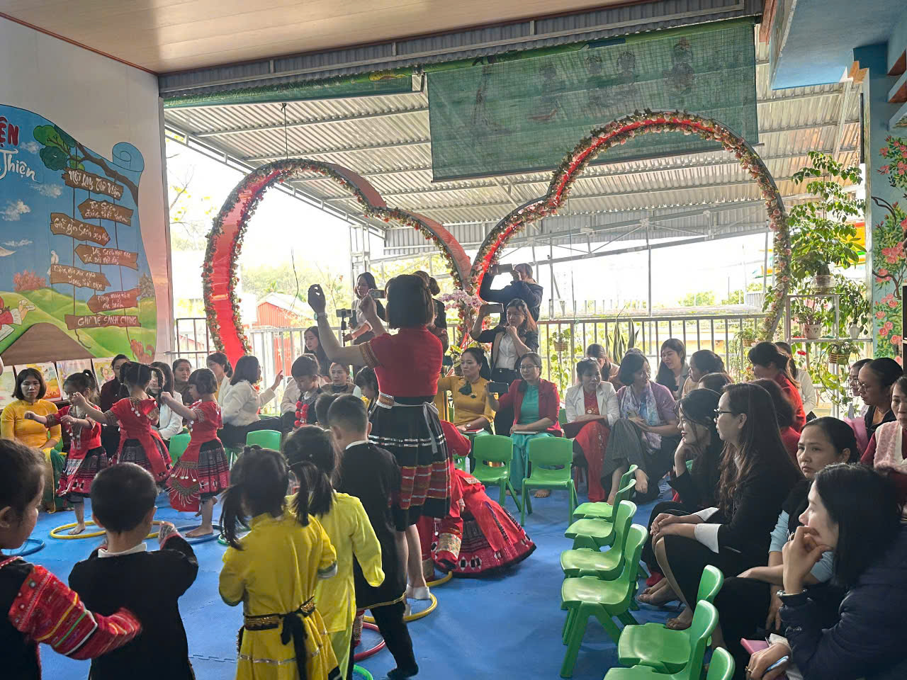 TRƯỜNG MẦM NON NAM THANH THAM GIA TỔ CHỨC SINH  HOẠT  CHUYÊN ĐỀ, CÁC TRƯỜNG MẦM NON CỤM SỐ 3 , LẦN THỨ  2  NĂM HỌC 2024-2025