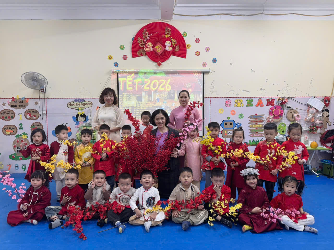 TRƯỜNG MẦM NON NAM THANH TỔ CHỨC CÁC HOẠT ĐỘNG TRẢI NGHIỆM CHÀO XUÂN BÍNH NGỌ 2026