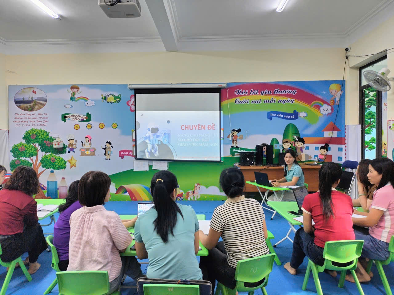 TRƯỜNG MẦM NON NAM THANHTRIỂN KHAI NỘI DUNG TẬP HUẤN NÂNG CAO NĂNG LỰC CÁN BỘ QUẢN LÝ, GIÁO VIÊN CỐT CÁN CẤP MẦM NON NĂM HỌC 2025–2026