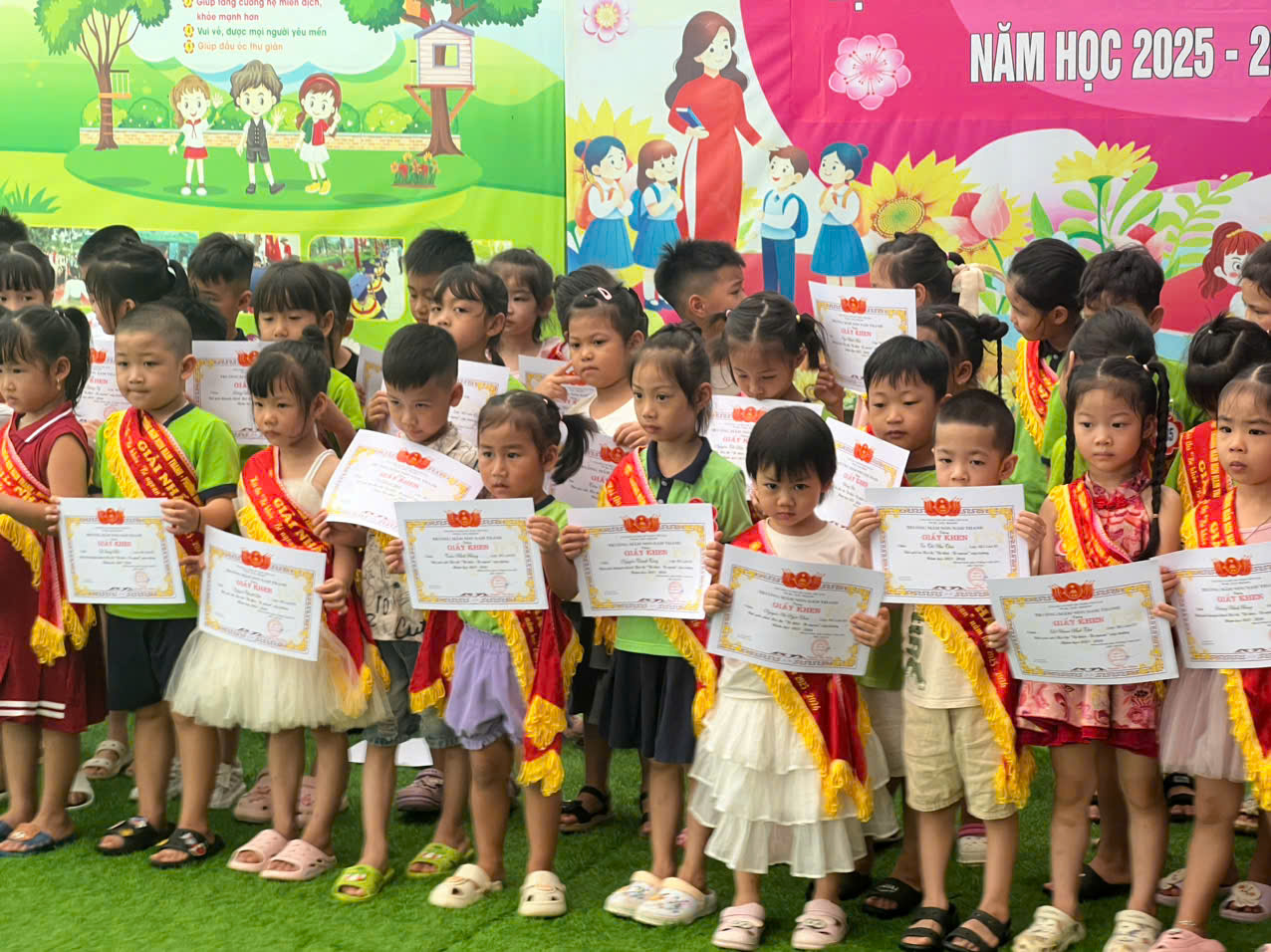 TRƯỜNG MẦM NON NAM THANH TỔ CHỨC THÀNH CÔNG HỘI THI “BÉ KHỎE - BÉ NGOAN” CẤP TRƯỜNG NĂM HỌC 2025 - 2026