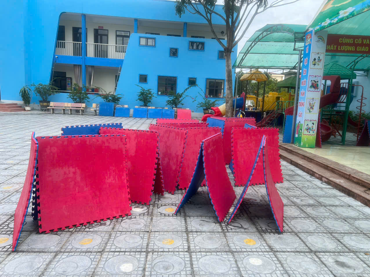 TRƯỜNG MẦM NON NAM THANH TỔ CHỨC LAO ĐỘNG, DỌN DẸP, SẮP XẾP VÀ BÀN GIAO CƠ SỞ VẬT CHẤT TRƯỚC KỲ NGHỈ HÈ 2025
